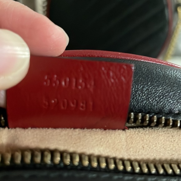 Authentic Full Set Gucci marmont mini round bag - Picture 7 of 9